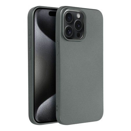 Futerał METALLIC do IPHONE 15 PRO MAX szary