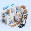 Baseus FastJoy B01317600111-05 1300 Mbit/s USB-Netzwerkkarte – Schwarz