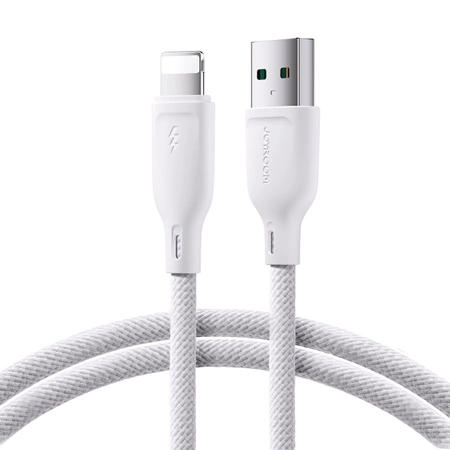 Joyroom Multi-Color Series SA34-AL3 USB-A / Lightning 3A-Kabel 1 m – weiß