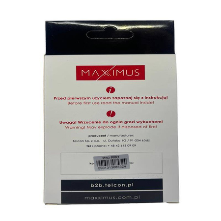 Battery for HUAWEI P30 PRO / MATE 20 PRO 4100 mAh Maxximus HB486486ECW