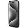 Original Case IPHONE 15 Karl Lagerfeld Hardcase Silicone Shadow Metal Initial MagSafe black