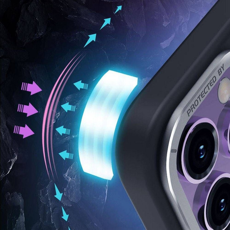 Futerał X-ONE Dropguard Magnetic Case Air (kompatybilny z MagSafe) - do Apple iPhone 15 Plus czarny