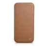 iCarer CE Premium Leather Folio Case iPhone 14 Pro Magnetic Flip Leather Folio Case MagSafe braun (WMI14220714-BN)