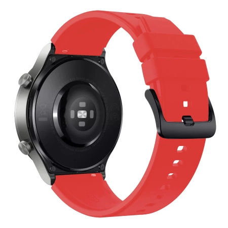 Silikonarmband für Huawei Watch GT 2 / 3 / 4 / 2 Pro / 3 Pro / 4 Pro / GT 2e - Rot