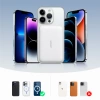 Joyroom JR-W020 20W Mini magnetic wireless power bank 10000mAh White with USB to Type-C 0.25m Cable Black