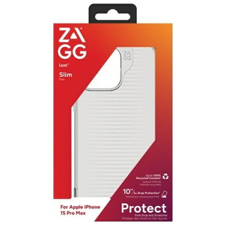 Etui ZAGG Luxe do iPhone 15 Pro Max       przezroczysty/clear