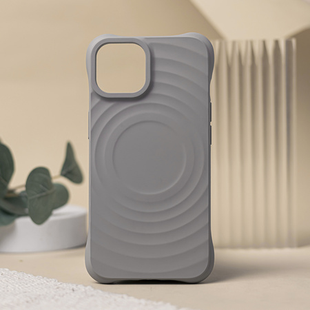 Nakładka Circle Mag do iPhone 16 Plus 6,7&quot; szara