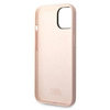 Karl Lagerfeld KLHCP14MSLKHLP iPhone 14 Plus 6,7" hardcase różowy/pink Silicone Karl`s Head