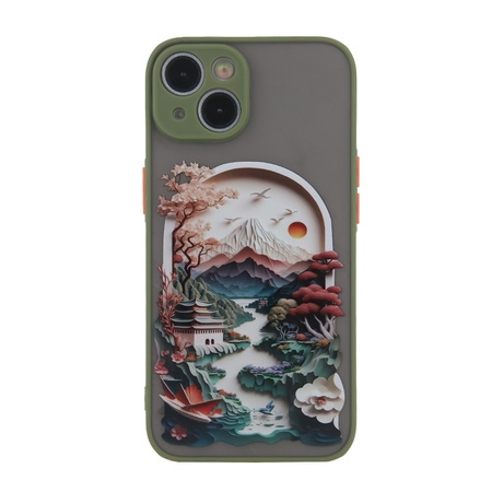 Nakładka Ultra Trendy do iPhone 11 Travel zielona