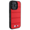 Original Handyhülle IPHONE 16 PRO MAX BMW Hardcase M Perforated & Stitched Line MagSafe (BMHMP16X23PUSPR) rot