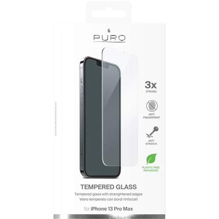 PURO Szkło ochronne hartowane na ekran iPhone 13 Pro Max