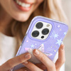 Kingxbar Heart Star Series etui iPhone 14 Plus etui w gwiazdki purple star