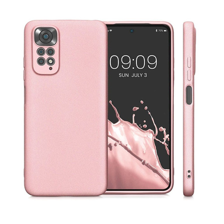 Futerał METALLIC do XIAOMI Redmi 12 4G różowy