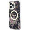 Guess GUHMP14XHCFWSK iPhone 14 Pro Max 6,7" schwarz/schwarz Hardcase Flower MagSafe