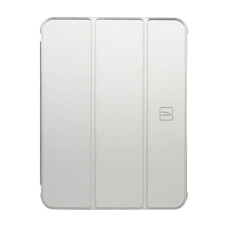 Tucano Satin Case – Etui do iPad 10.9" (2022) w/Magnet & Stand up z uchwytem Apple Pencil (srebrny)