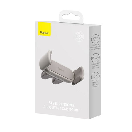 Baseus Steel Cannon 2 Car Holder to Ventilation Grid (creamy white)
