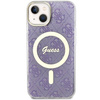 Guess GUHMP14MH4STU iPhone 14 Plus 6.7" lila/lila Hardcase 4G MagSafe