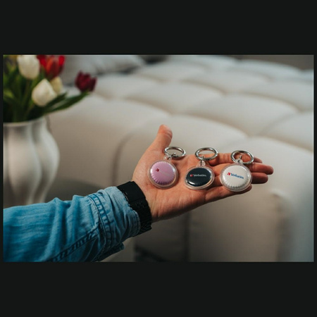 Verbatim My Finder Coin Bluetooth czarny biały fioletowy/black white purple - urządzenie do śledzenia 3szt MYFC-03BWP 32135