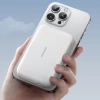 Joyroom JR-W020 20W Mini magnetic wireless power bank 10000mAh White with USB to Type-C 0.25m Cable Black