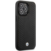 Original Case IPHONE 14 PRO MAX BMW Leather Diamond Pattern MagSafe MagSafe (BMHMP14X22RFGK) black