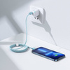 Baseus Crystal Shine Series USB Type C cable - Lightning Fast Charging Power Delivery 20W 1.2m blue (CAJY001303)