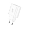 Foneng Ładowarka sieciowa EU39 - Typ C - PD 20W 3A z kablem Typ C na Lightning biała