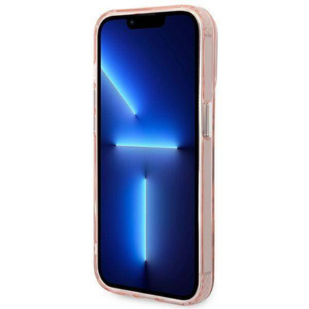 Karl Lagerfeld KLHMP14XHKCP iPhone 14 Pro Max 6.7&quot; Hardcase pink / pink Karl &amp; Choupette Aluminium Magsafe