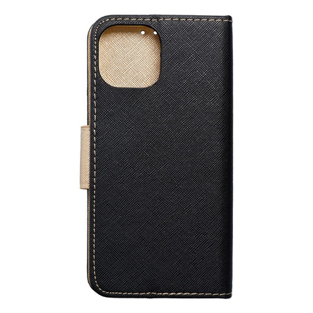 Kabura Fancy Book do IPHONE 15 czarny / złoty
