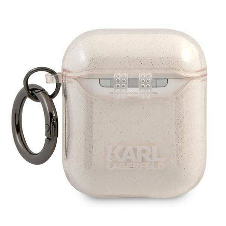 Karl Lagerfeld KLA2UCHGD AirPods cover złoty/gold Glitter Choupette