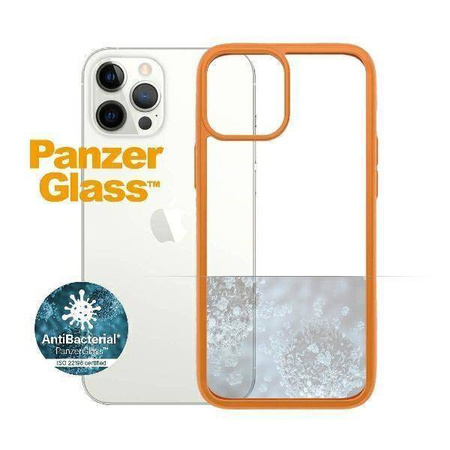 Case IPHONE 12 PRO MAX PanzerGlass ClearCase Orange AB