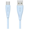 Kabel USAMS Green Series SJ714 18W 3A    USB-A do USB-C 1m niebieski