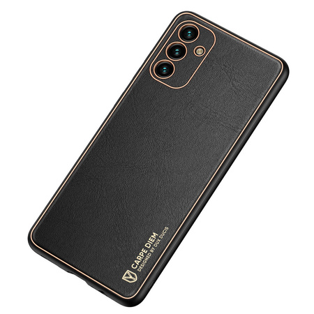 Dux Ducis Yolo eleganckie etui pokrowiec ze skóry ekologicznej Samsung Galaxy A13 5G czarny