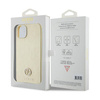 Guess GUHCP15MPS4DGPD iPhone 15 Plus 6.7&quot; gold/gold hardcase Strass Metal Logo