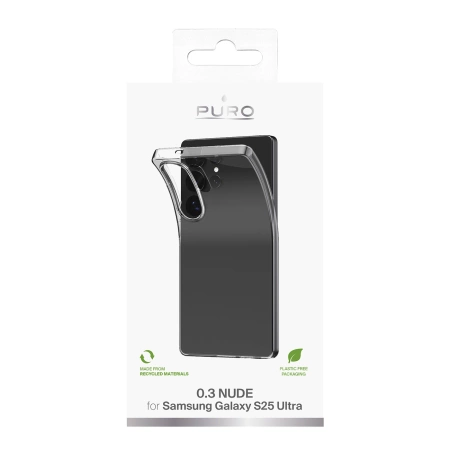 Etui silikonowe Puro 03 Nude do Samsung Galaxy S25 Ultra - przezroczyste