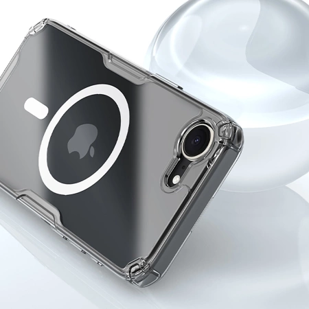 Nillkin Nature Pro Magnetische iPhone 16e Hülle - Durchsichtig