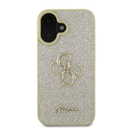 Guess GUHCP16SHG4SGD iPhone 16 6,1" złoty/gold HC Fixed Glitter Big 4G
