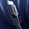 Ugreen kabel USB Typ C do ładowania i transferu danych 3A 1,5m czarny (US286)