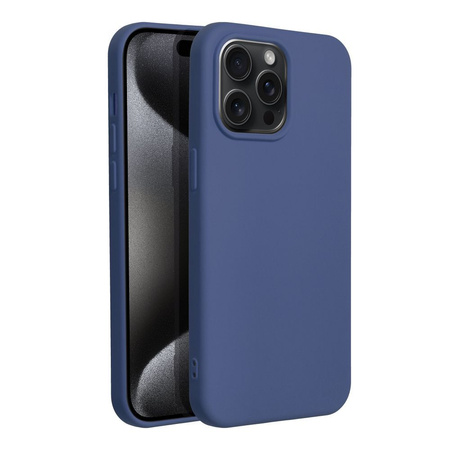 Futerał SILICONE do IPHONE 15 PRO MAX niebieski