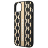 Oryginalne Etui IPHONE 14 PLUS Karl Lagerfeld Hardcase Monogram Stripe (KLHCP14MPGKLSKW) brązowe