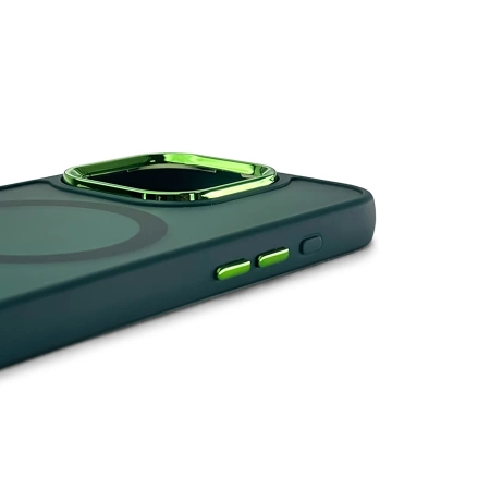Magnetic Collection MagSafe iPhone 16 Pro Case - Dark Green