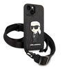 Karl Lagerfeld NFT Monogram Ikonik Patch - Etui iPhone 14 (czarny)