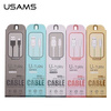 USAMS Kabel U-Turn microUSB 1m czarny/black 2A MICUSBXD01 (US-SJ098)