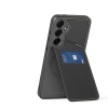 Dux Ducis Rafi II Case for Samsung Galaxy S25+ with Stand and Wallet - Black