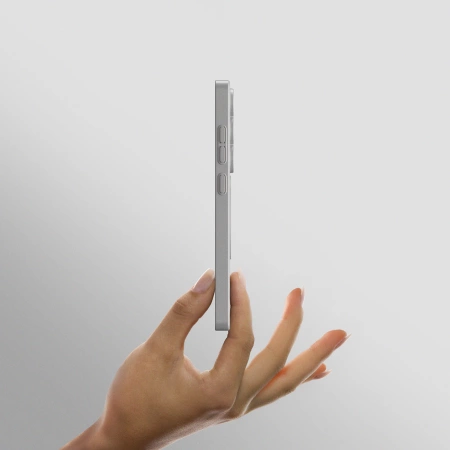 AmazingThing Minimal Air Case mit Magnetring für Samsung Galaxy S25 Ultra - Grau