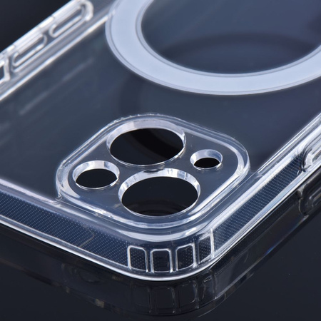 Futerał CLEAR MAG COVER (MID) kompatybilny z MagSafe do IPHONE 15 transparentny