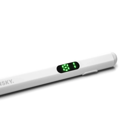 Wozinsky Stylus universeller aktiver Eingabestift (Android und iOS) – weiß