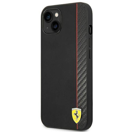 Oryginalne Etui IPHONE 14 PLUS Ferrari Hardcase Carbon (FEHCP14MAXBK) czarne