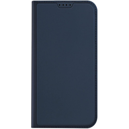 Etui do iPhone 15 Pro Max pokrowiec z klapką i portfelem Dux Ducis Skin Pro - niebieski