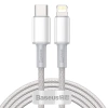 Baseus kabel USB Typ C - Lightning szybkie ładowanie Power Delivery 20 W 2 m biały (CATLGD-A02)
