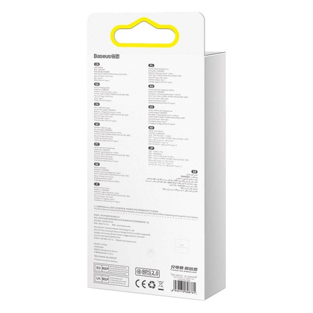 Baseus Flash Series II kabel USB Typ C / USB Typ A - USB Typ C / Lightning / micro USB 100 W 1,5 m niebieski (CASS030203)